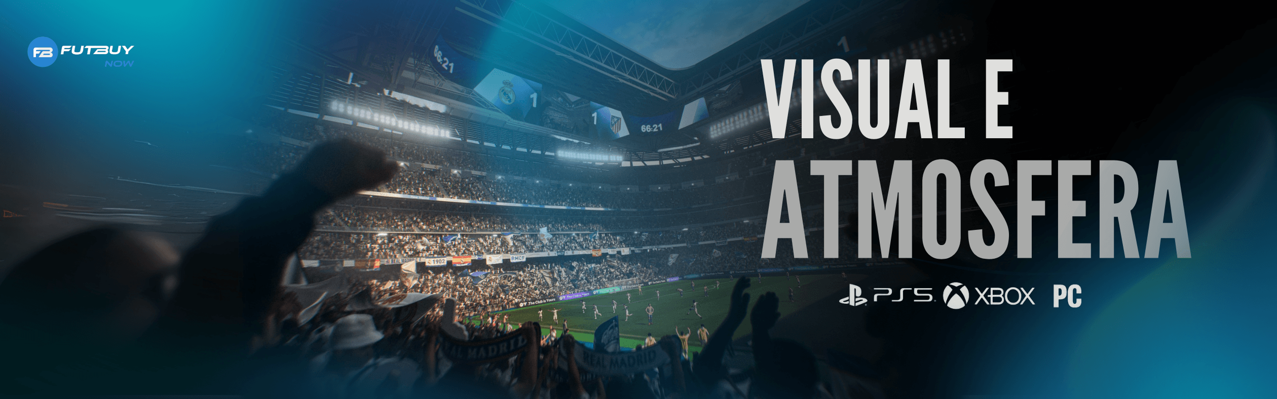 Visuais e atmosfera imersiva do EA FC 26 com estádios dinâmicos